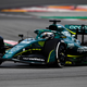 Sebastian Vettel tests his 2022 F1 car in Spain.